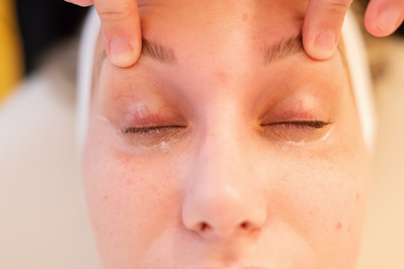 A moment of calm mid-facial
