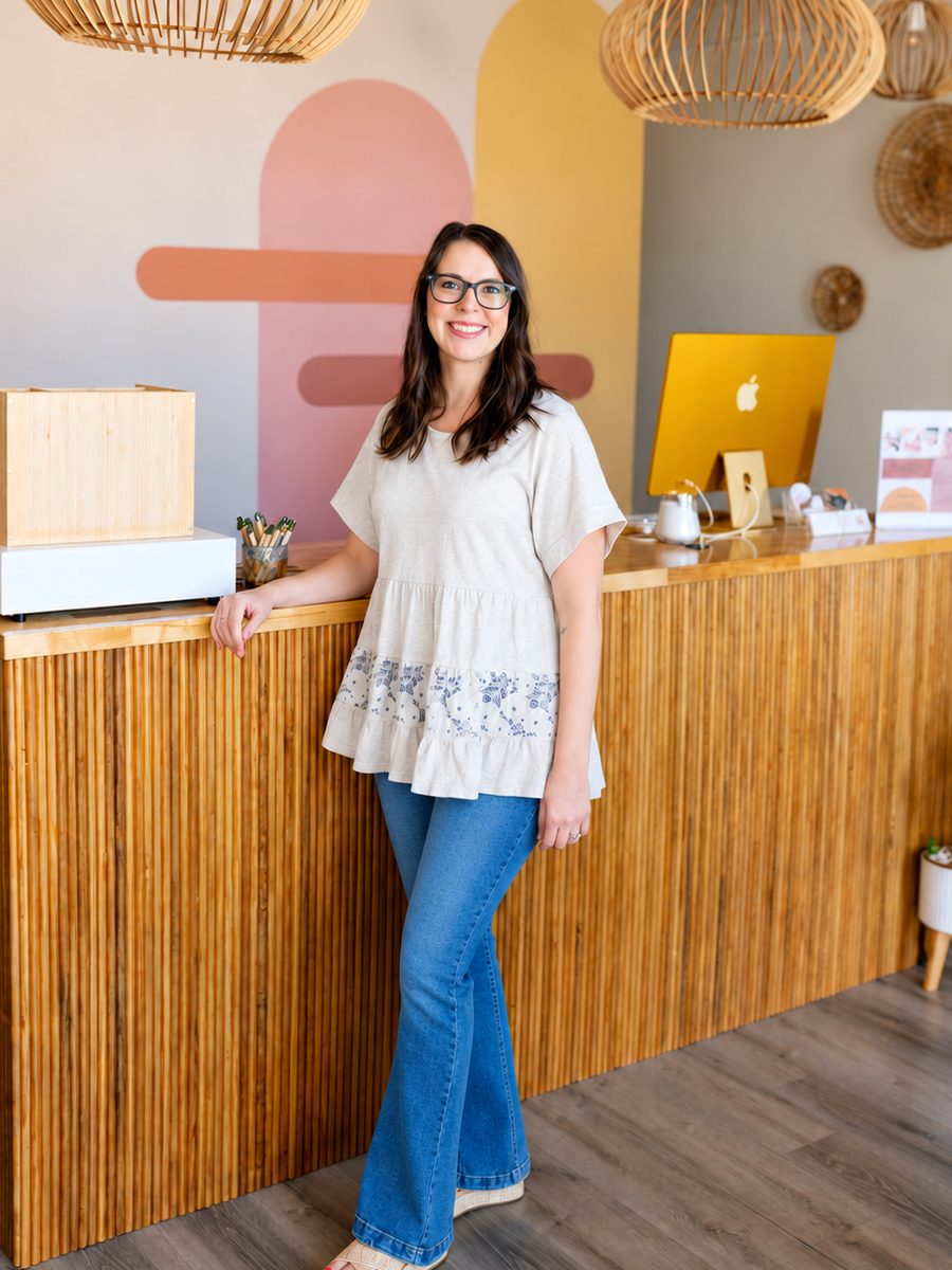 Magen Cash, founder of Mia June Facial Bar